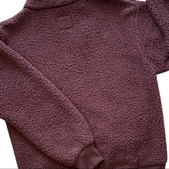 Sherpa Pullover Jacket w/ Pockets - Picture 7 of 8